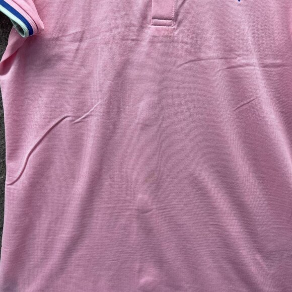 Polo Ralph Lauren Polo Shirt Womens XS Pink Palm Tree Golf Performance Logo - Picture 4 of 11